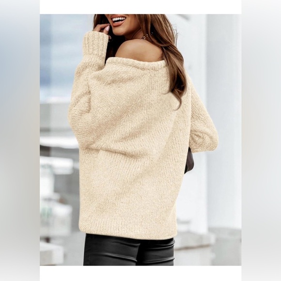 🆕Crew Neck Solid Color Soft Ribbed Knitted - Picture 2 of 2